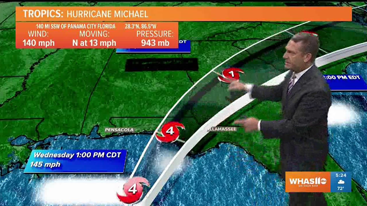 T G  Shuck 5am Main Weather WHAS-TV October 10, 2018