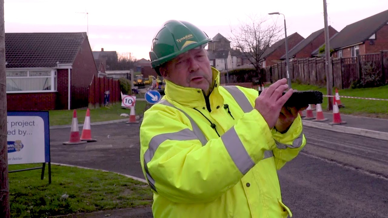Rubber and plastic roads process