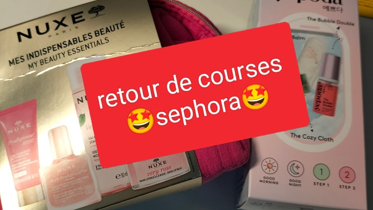Retour de courses 🤩sephora #haulsephora 🤔🤫🤨Mon avis 