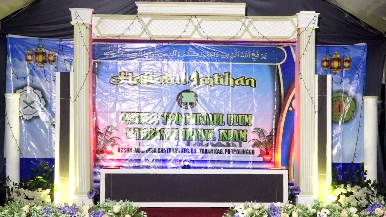 🕌 WISUDA TPQ MIFTAHUL ULUM MADRASAH IHYAUL ISLAM DUSUN RAAB BANTARAN PROBOLINGGO