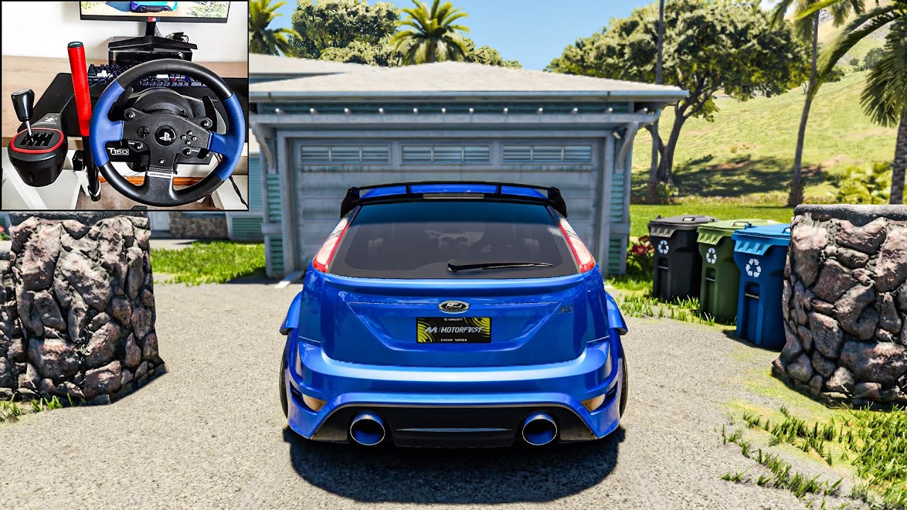 2010 Ford Focus RS | The Crew Motorfest | Steering Wheel + Shifter Gameplay (Thrustmaster T150)