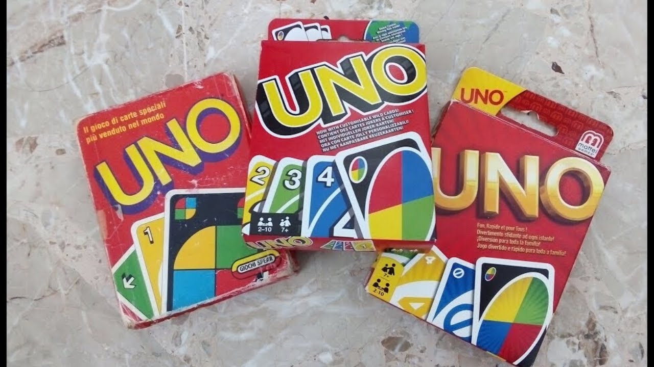 Uno Mattel - aggiornamento nuove carte e regolamento