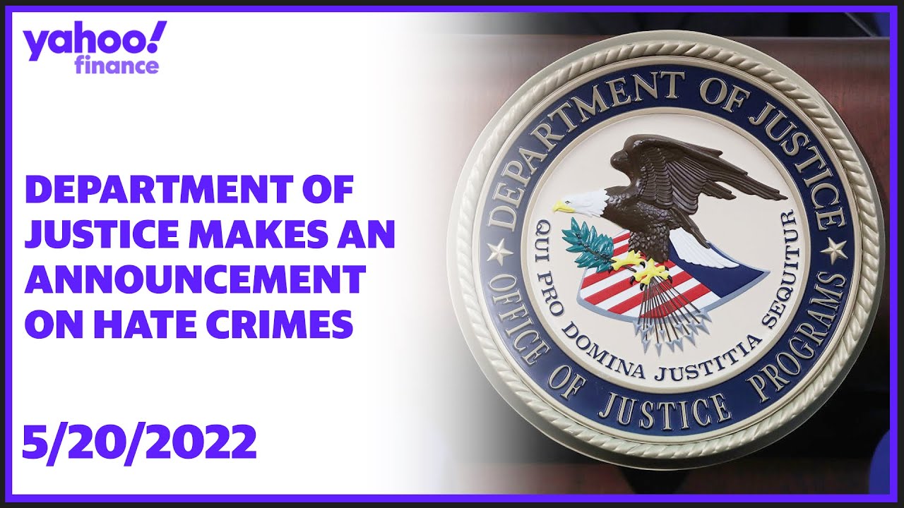 Department of Justice makes an announcement on hate crimes