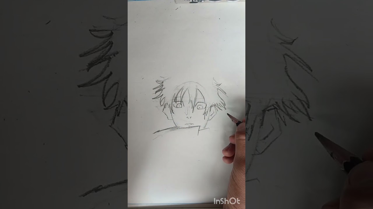 Drawing gojo satoru from jujutsu kaisen