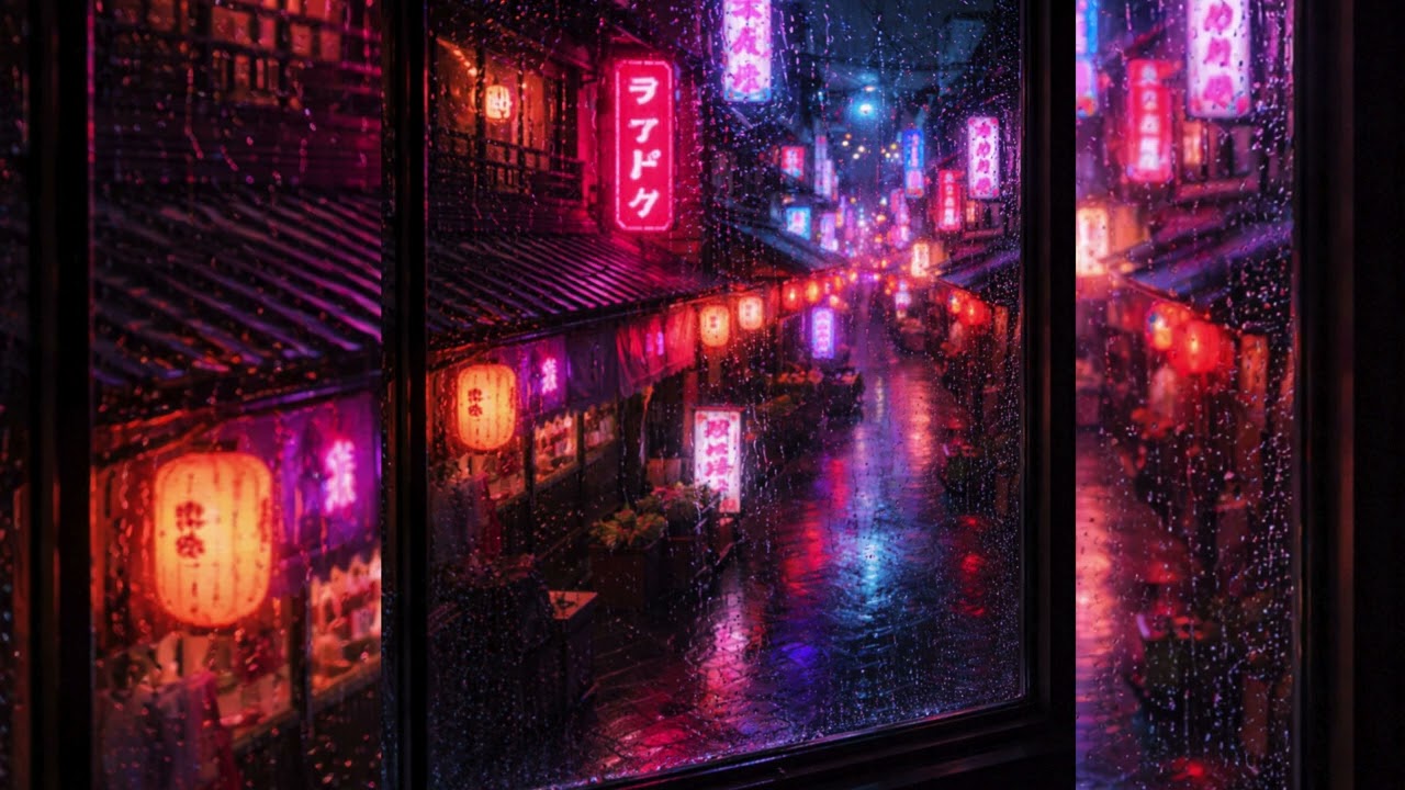 Windowpane Rain for study/work/meditation