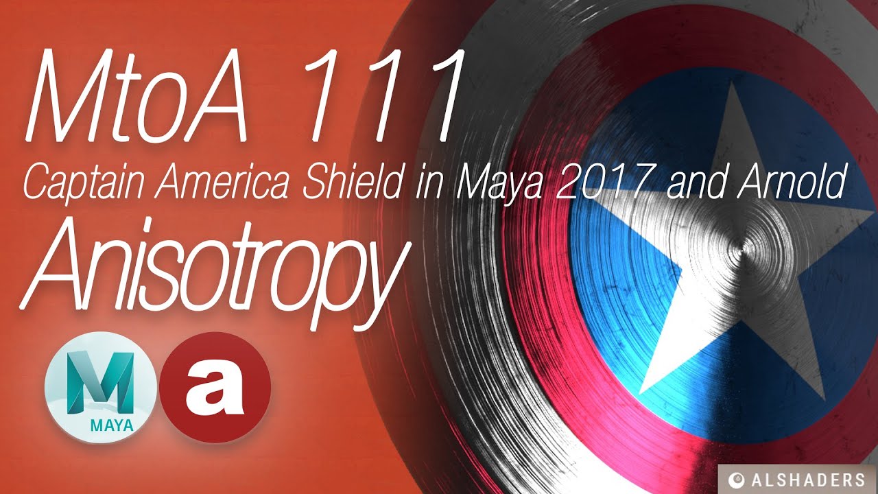 MtoA 111 | Anisotropy Shader | using Arnold with Maya 2017