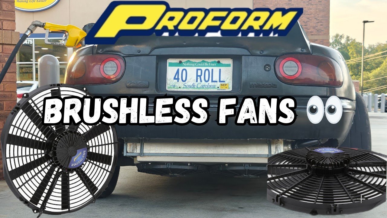 NEW PROFORM BRUSHLESS FANS!!! ALL THE AIR!