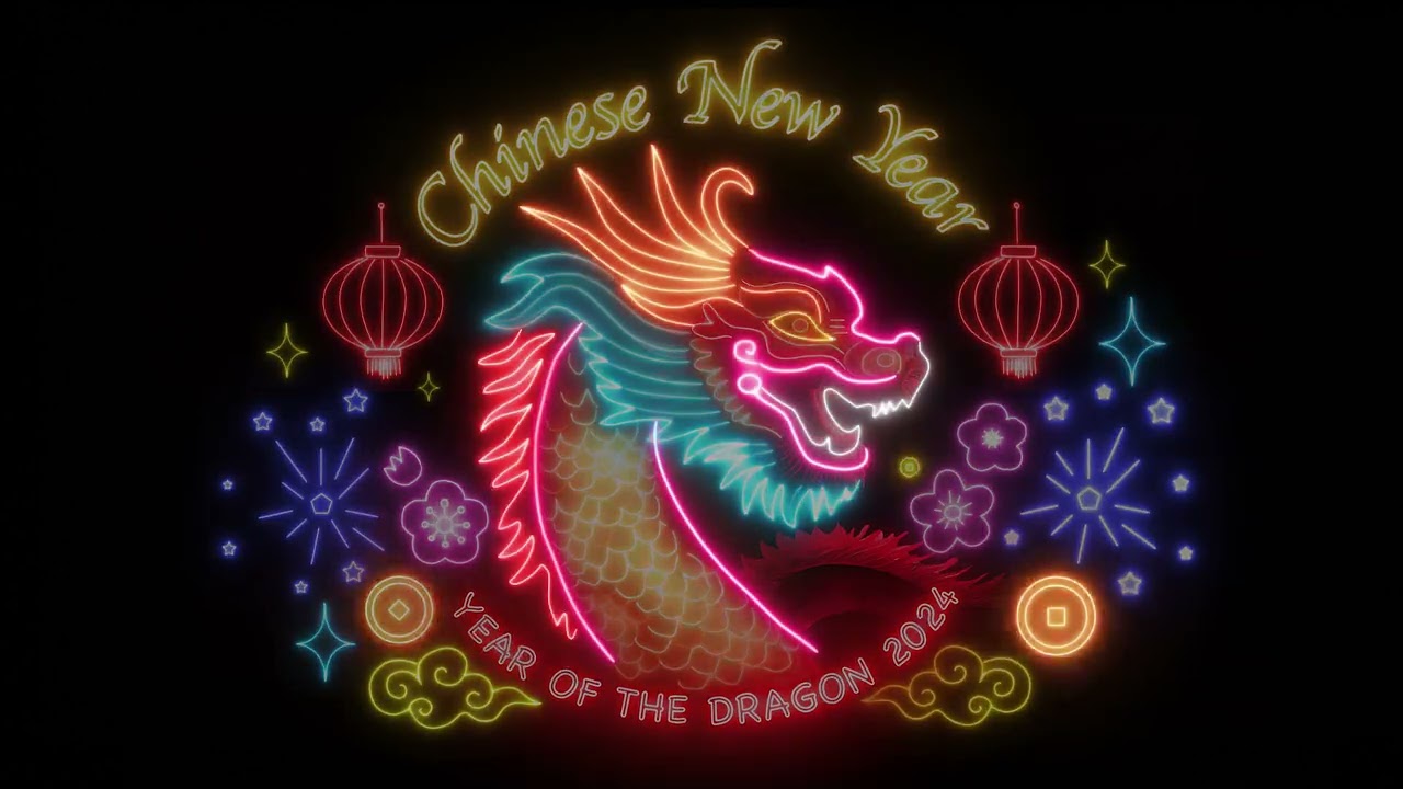 2 Hour Chinese New Year 2024 Lunar Dragon Background Video | 365Edits.com RSVP Website Builder