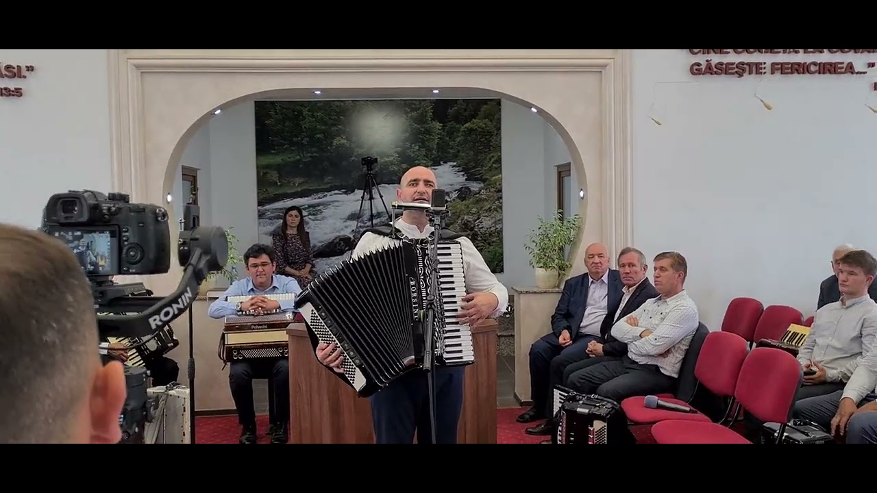 Marcel Vidican nevăzător din naștere   &Icirc;nt&acirc;lnire Fii C&acirc;ntăreților Mihoveni 2022