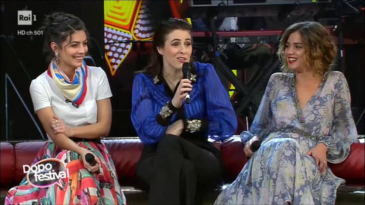 Alessandra Mastronardi, Diana del Bufalo e Giusy Buscemi al Dopofestival 2017