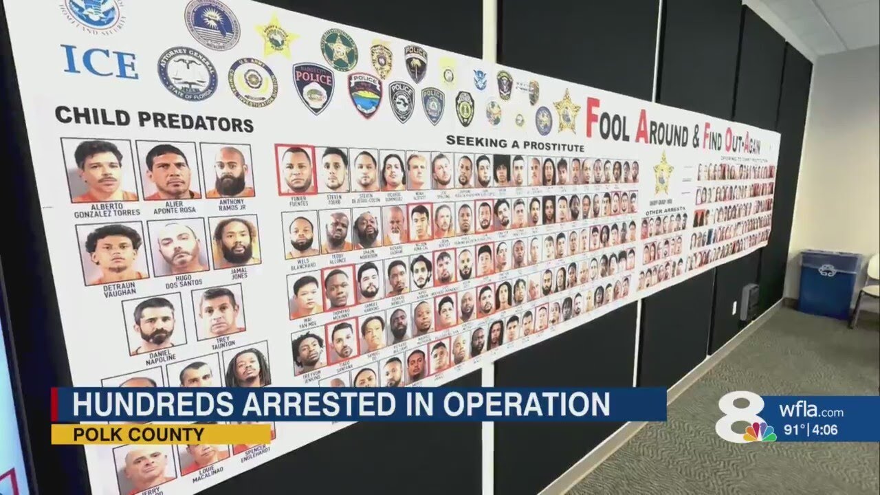 246 Arrested in Florida Human Trafficking Sting | 16 Child Predators Caught in 7-Day Operation