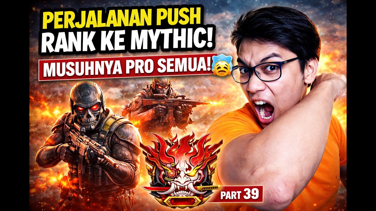 Perjalanan Push Rank ke Mythic! Musuhnya Pro Semua 😱 | Blood Strike Part 39
