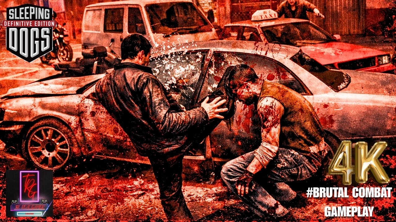 Sleeping Dogs Brutal Combat Action 4k 60fps High Graphics Gameplay.
