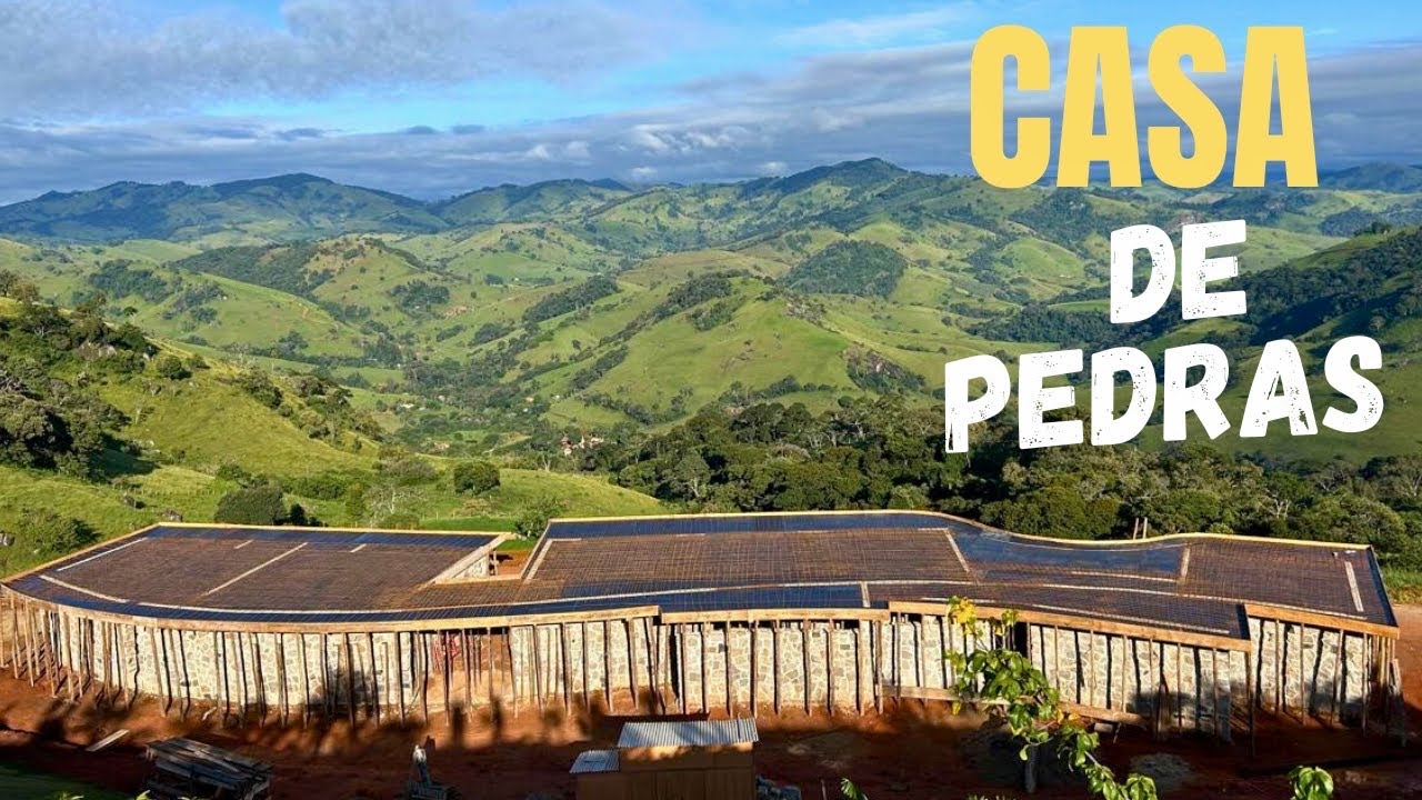 CASA CONFORTÁVEL - A FORÇA E ENCANTO DAS PEDRAS - O RÚSTICO E MODERNO