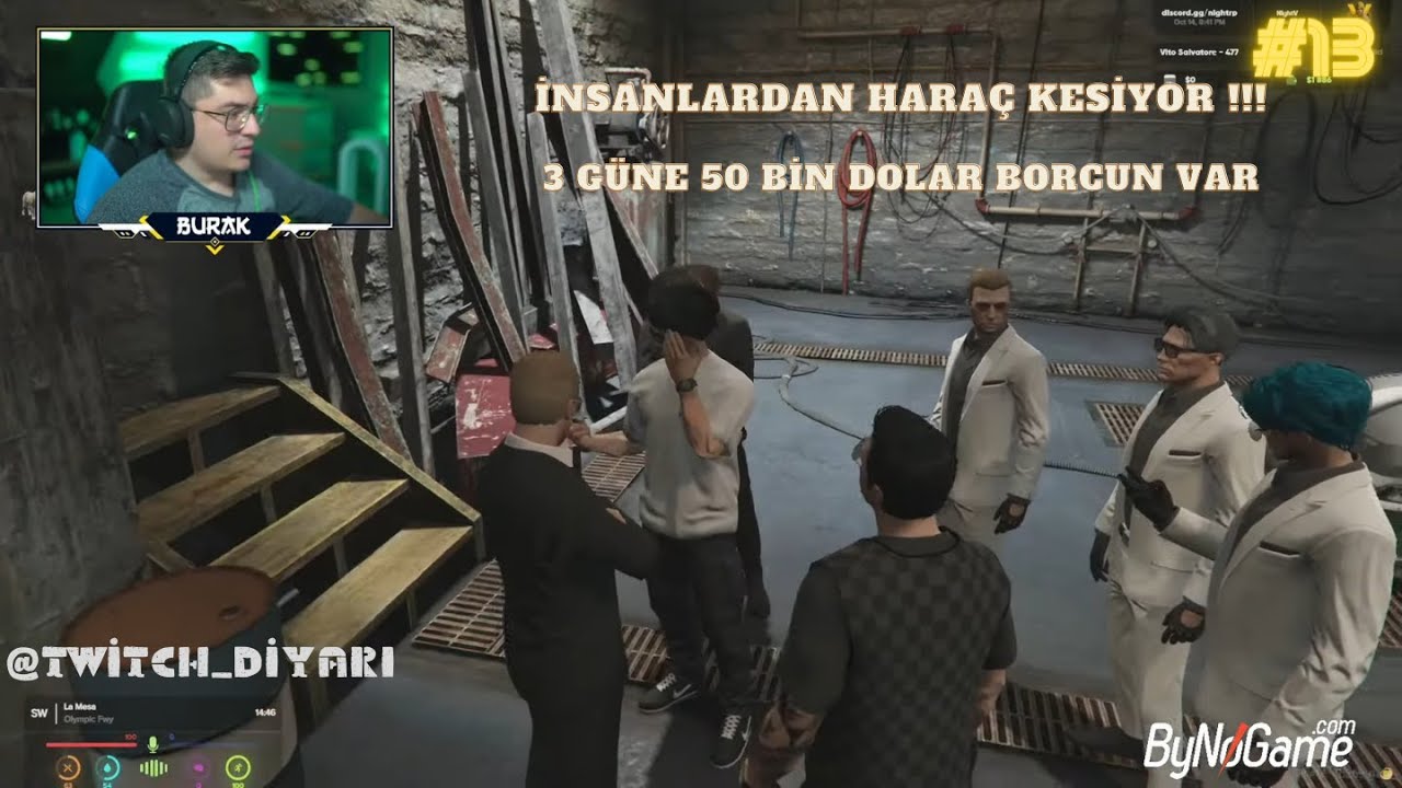 Vito Salvatore - İNSANLARDAN HARAÇ KESİYOR ( 50 BİN DOLAR BORCUN VAR !!! ) ( BÖLÜM #116 )