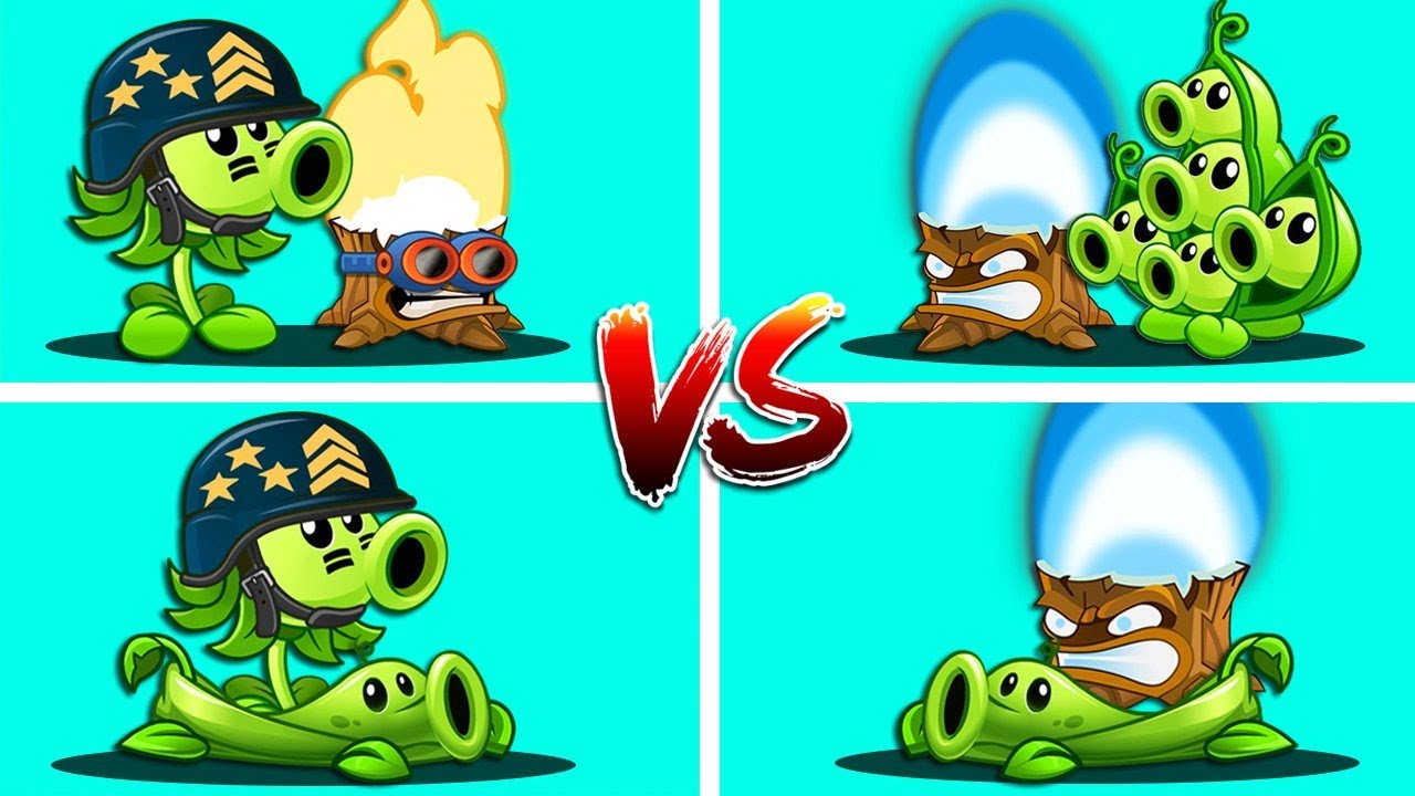 4 Best Pair PEA Plant Battlez - Who Will Win? - PvZ 2 Team Plant Battlez
