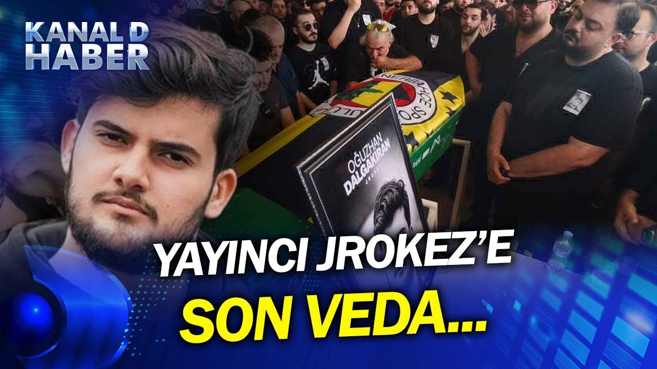Jrokez'e Son Veda! İnternet Yayıncısı Jrokez'in Cenazesine Akın Ettiler...