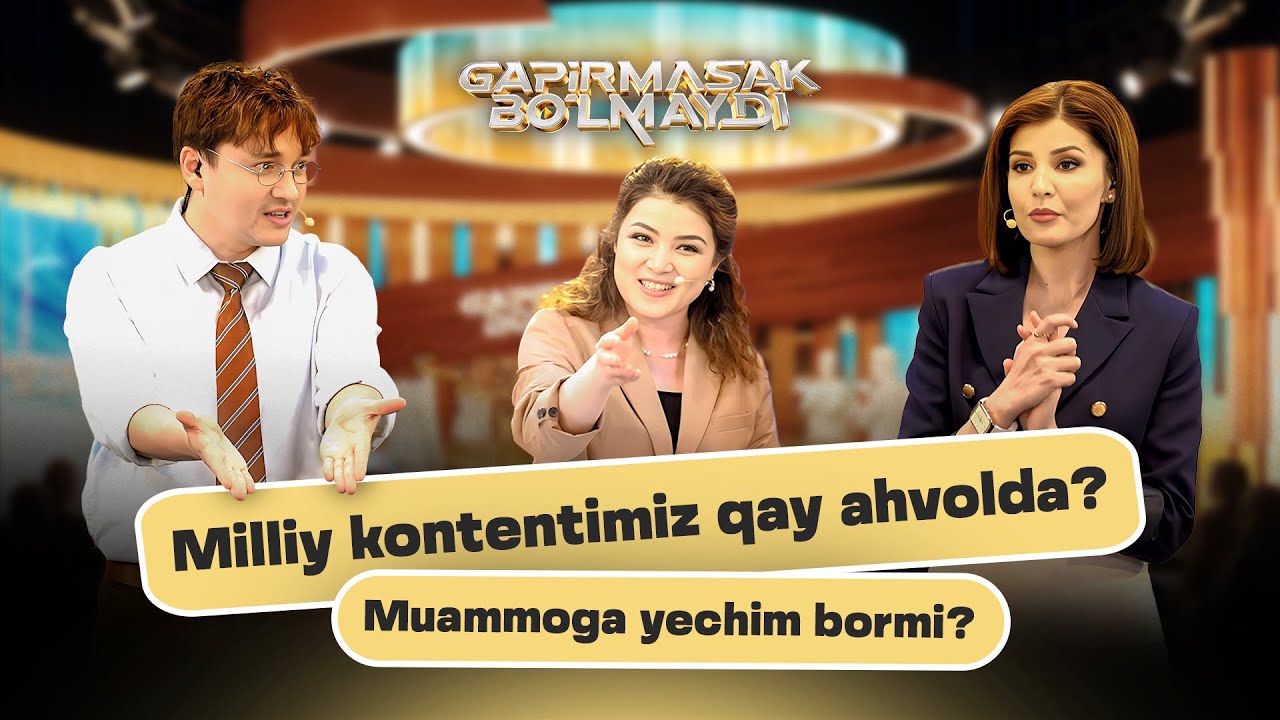 Milliy kontentimiz qay ahvolda? Muammoga yechim bormi? Gapirmasak Bo'lmaydi