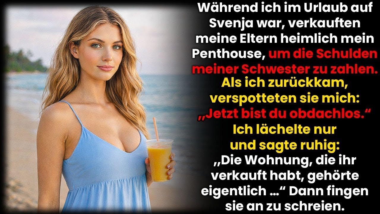 Meine Eltern verkauften mein Penthouse für die Schulden meiner Schwester – nannten mich „obdachlos“