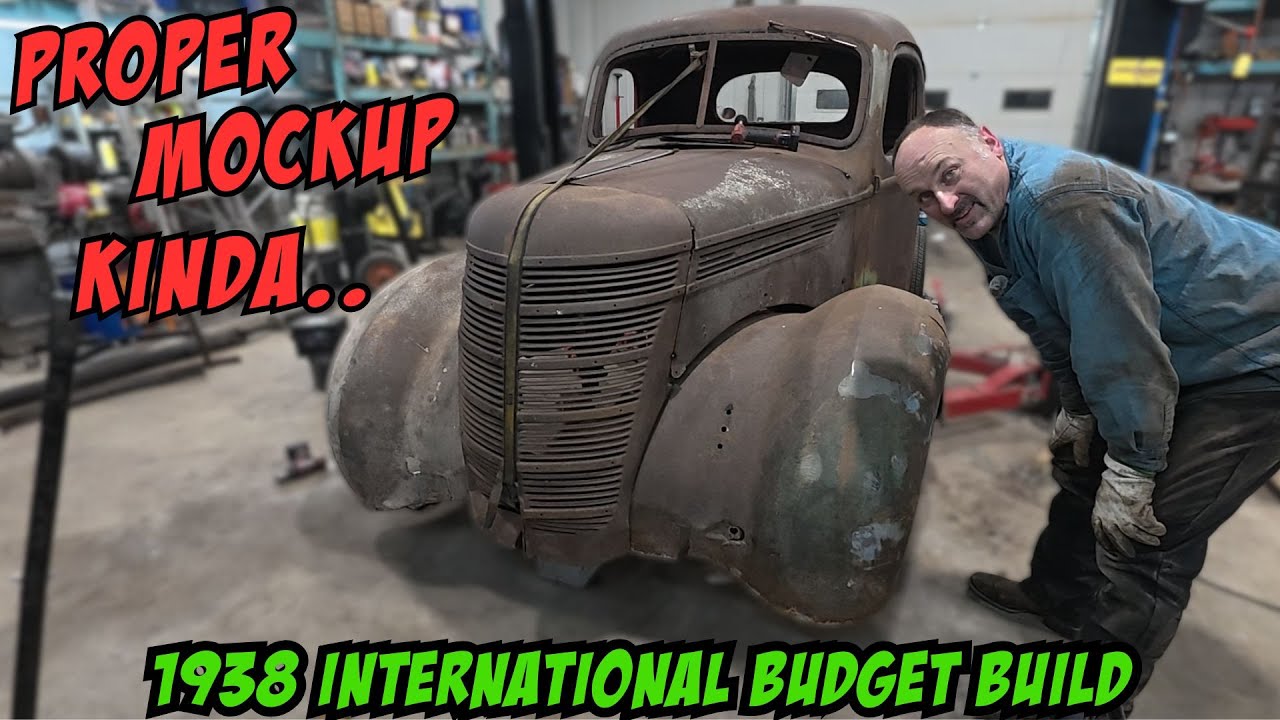 Welding our 38 International Project to look like something