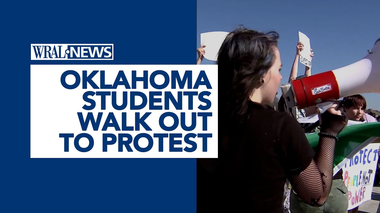 Oklahoma students hold walkout protest against ICE