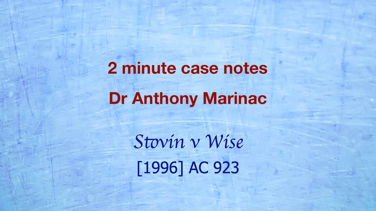Stovin v Wise (Duties of local authorities)