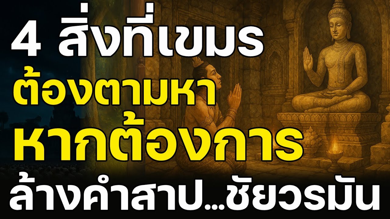 4 สิ่งที่เขมร! ต้องตามหา!! หากต้องการล้างคำสาป! พระเจ้าชัยวรมัน