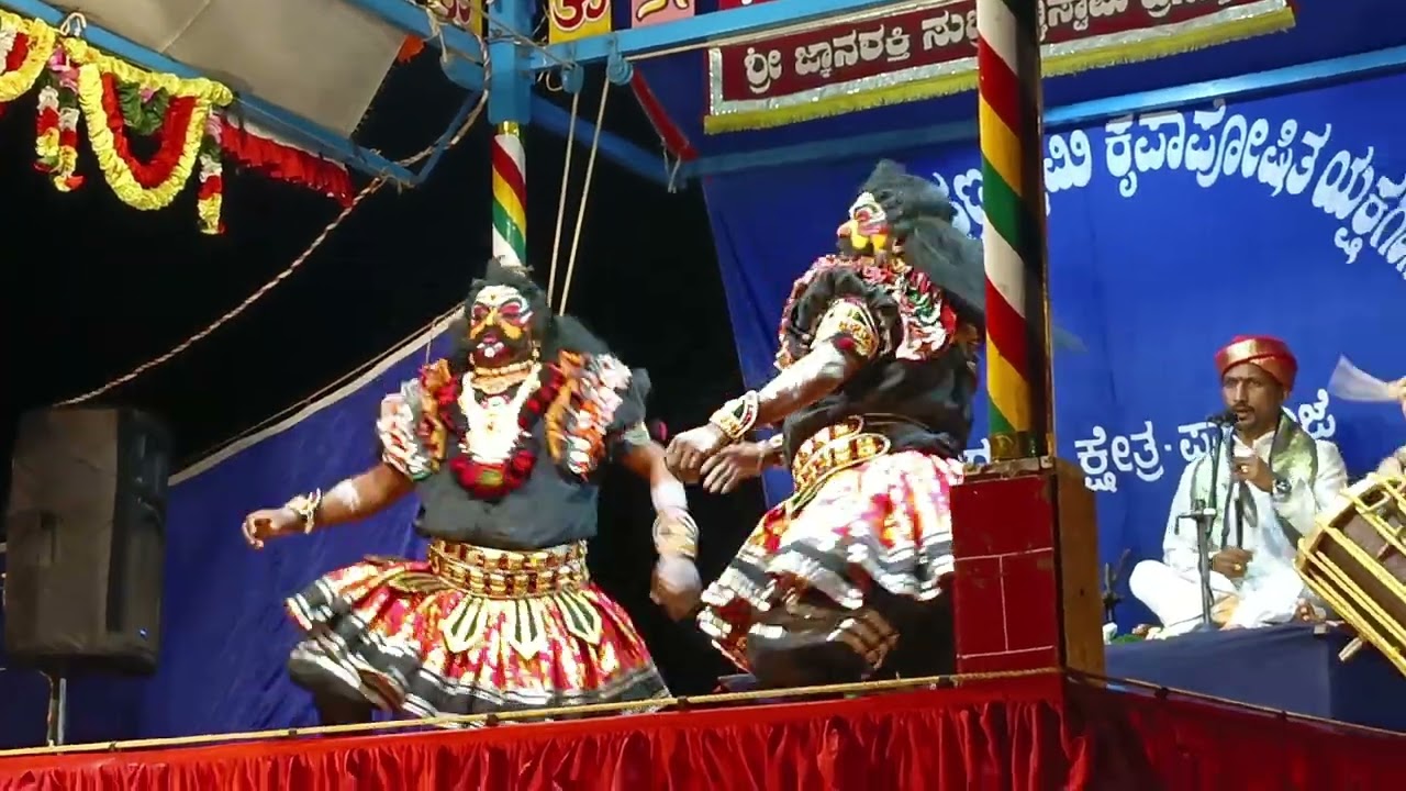 YAKSHAGANA - DEVI MAHTHME AT: MUNDAPALLA RAJARAJESHWARI TEMPLE 