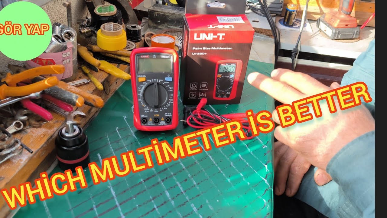 WHİCH MULTİMETER İS BETTER-UNİT-T-UT33D+-DİGİTAL MULTİMETER REVİEW-NCV-