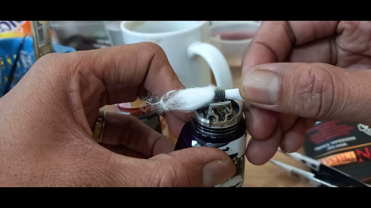 CARA PASANG KAPAS vape Untuk pemula