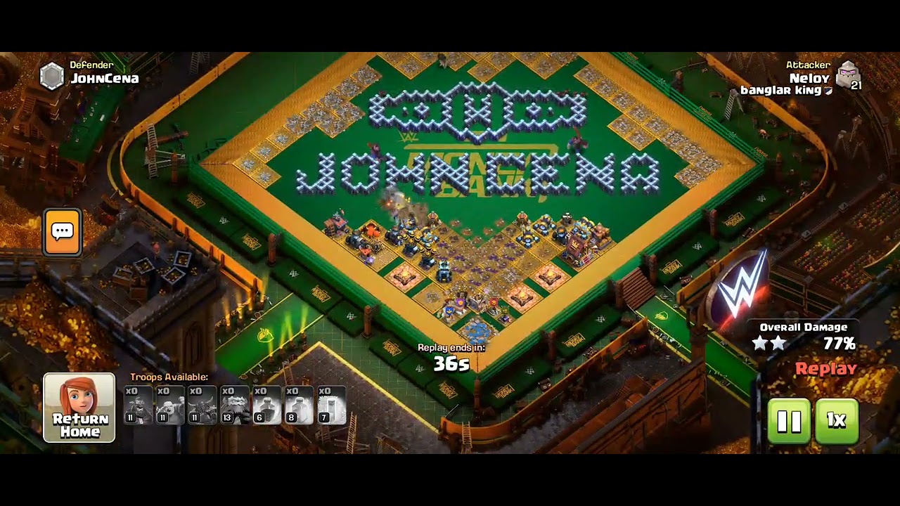 Clash of Clans John Cena Events War Win