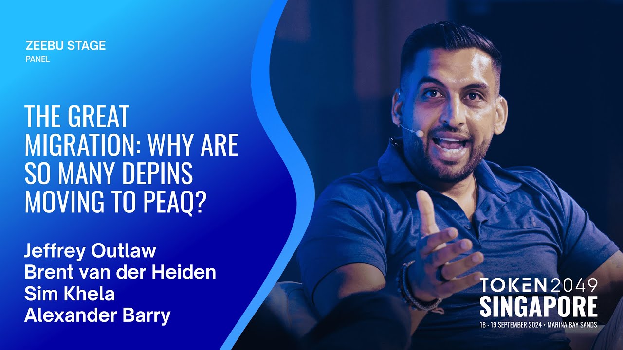 The Great Migration: Why are so many DePINs moving to peaq? - TOKEN2049 Singapore 2024