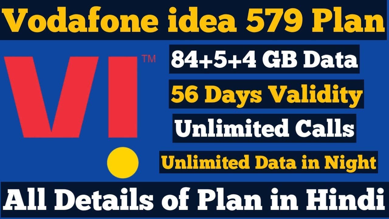 Vi 579 Prepaid Plan Full Details | 3 Months Recharge Plan