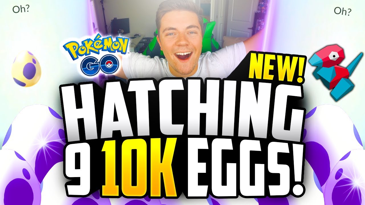Pokemon Go - Hatching 9x 10K EGGS! (NEW POKEMON GO 10k EGG HATCHING!)