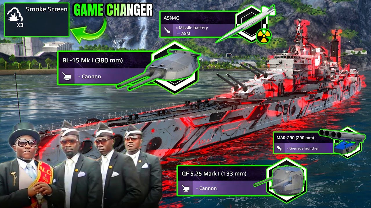 No Confusion 😎 Best Battleship 🔥 400k+ Burst With High DPM ☠️ - Modern Warships 