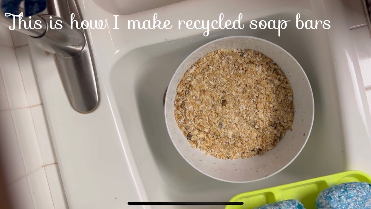 ASMR recycled soap making ♻️♻️relax and see how I recycle my soap bars