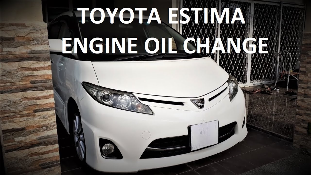 2011 Toyota Estima (Toyota Previa) ACR50 Engine Oil Change