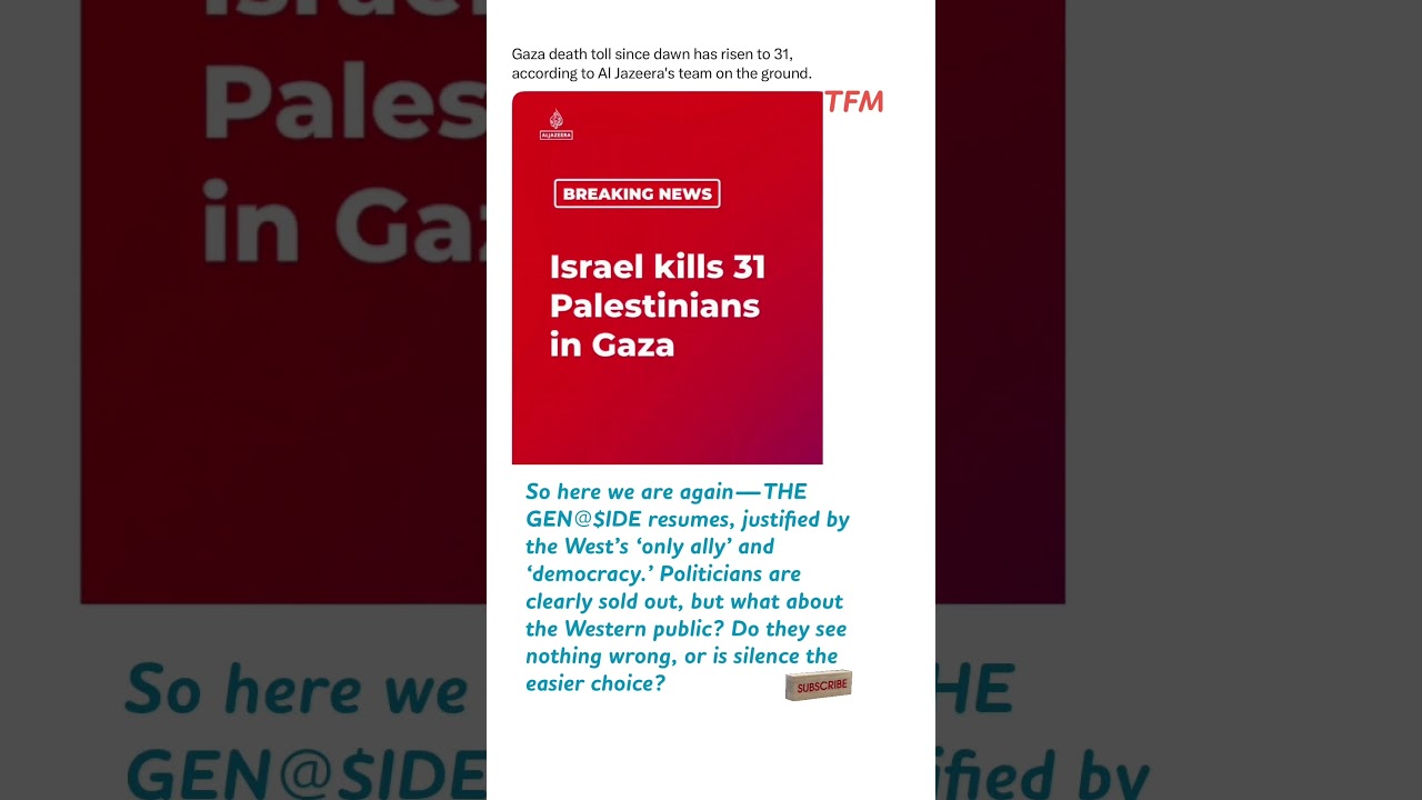 When Silence Becomes Complicity: The Western Moral Collapse 🌍🩸#gaza #history #human #life #law