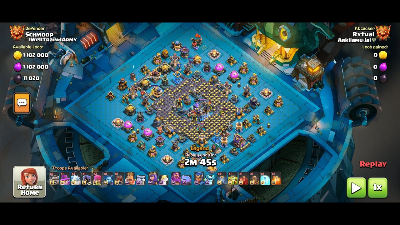 TAKING OUT TH18 LEGENDS BASES WITH METEOR GOLEMS