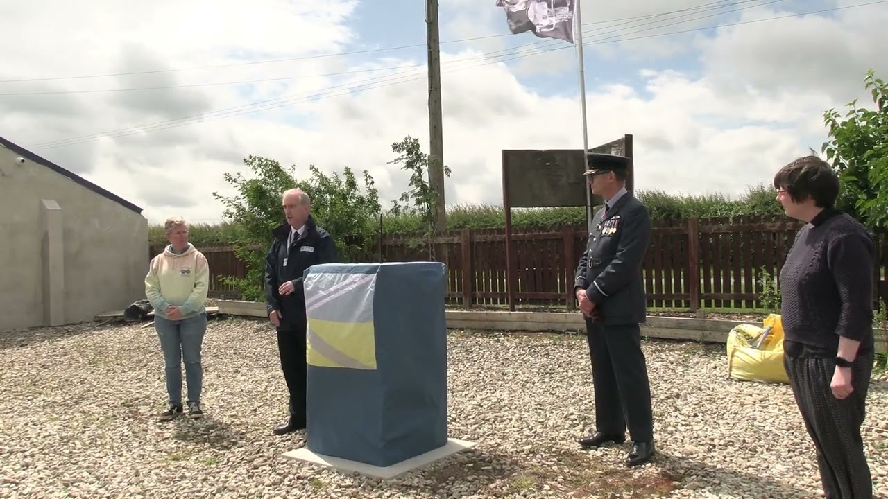 RAF Snaith Airfield Memorial Unvailing. June 9th 2024.