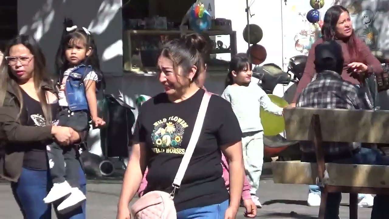 V1318  2025 ene 25.  Monólogo de tianguis dominical desde el centro de Panindícuaro de la Reforma.