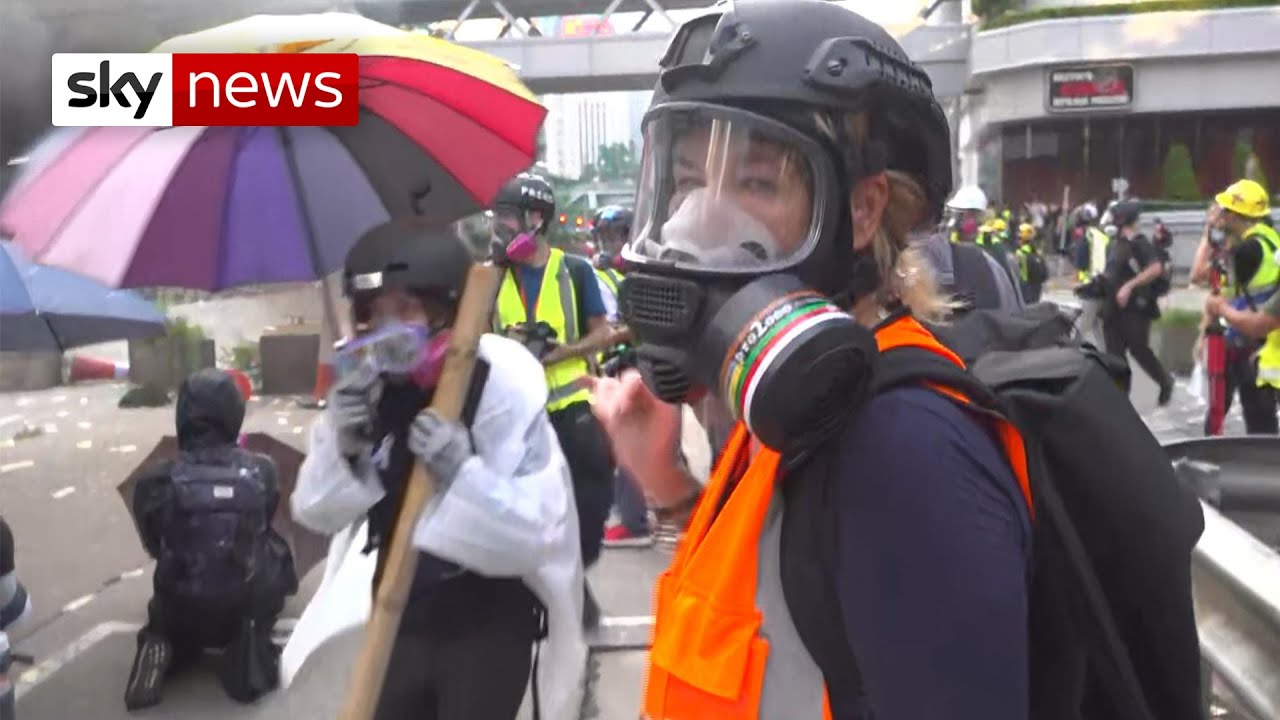 Live rounds reportedly fired in Hong Kong protests