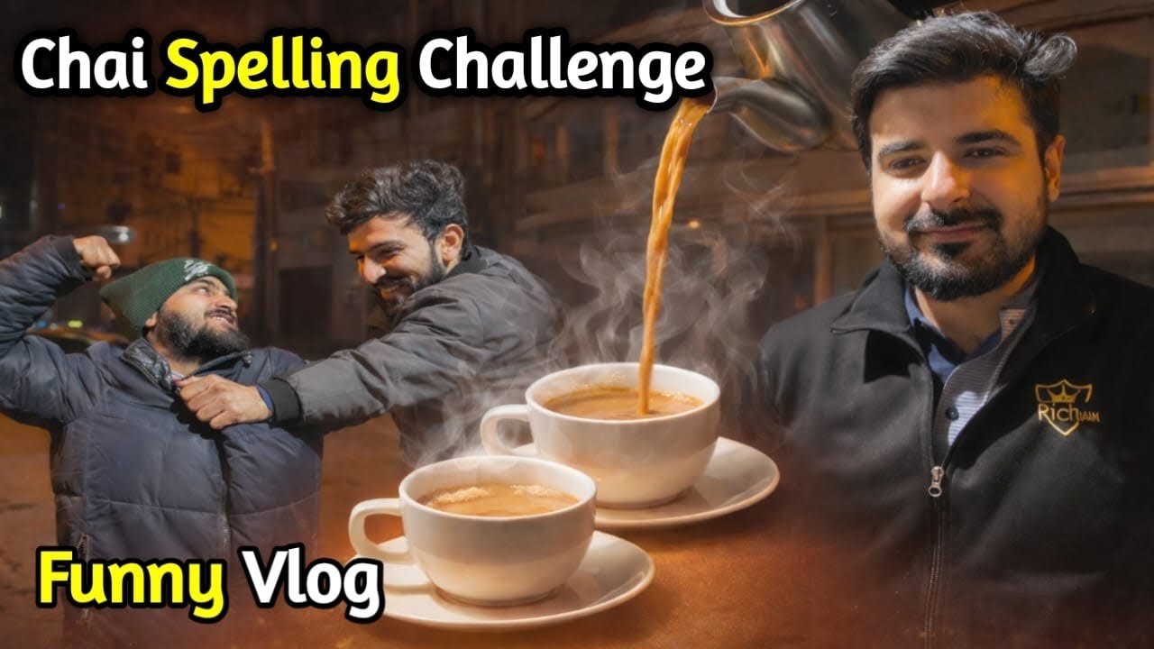 Ajj Ali ny road per sub ko bht tang kiya | Chai ka spelling btao challenge | Funny Vlog 