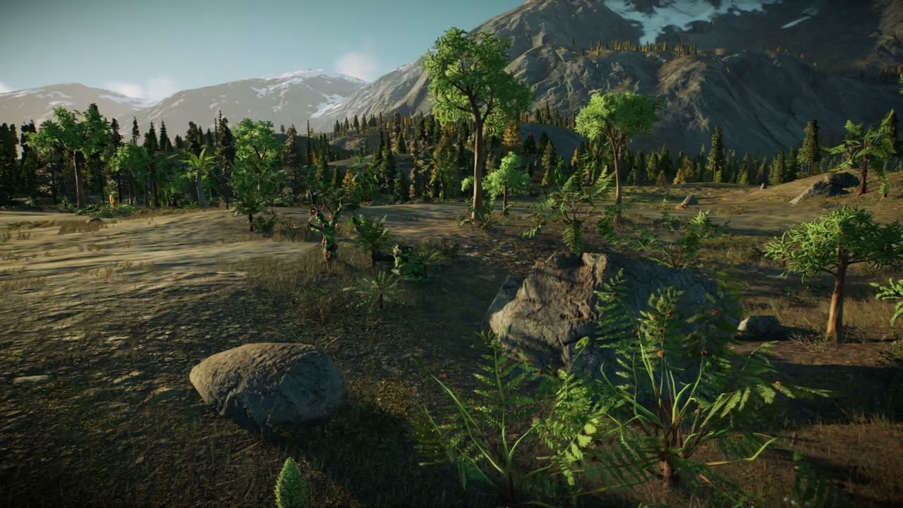 Ambience Jurassic World Evolution 2 Crichtonsaurus and Majungasaurus