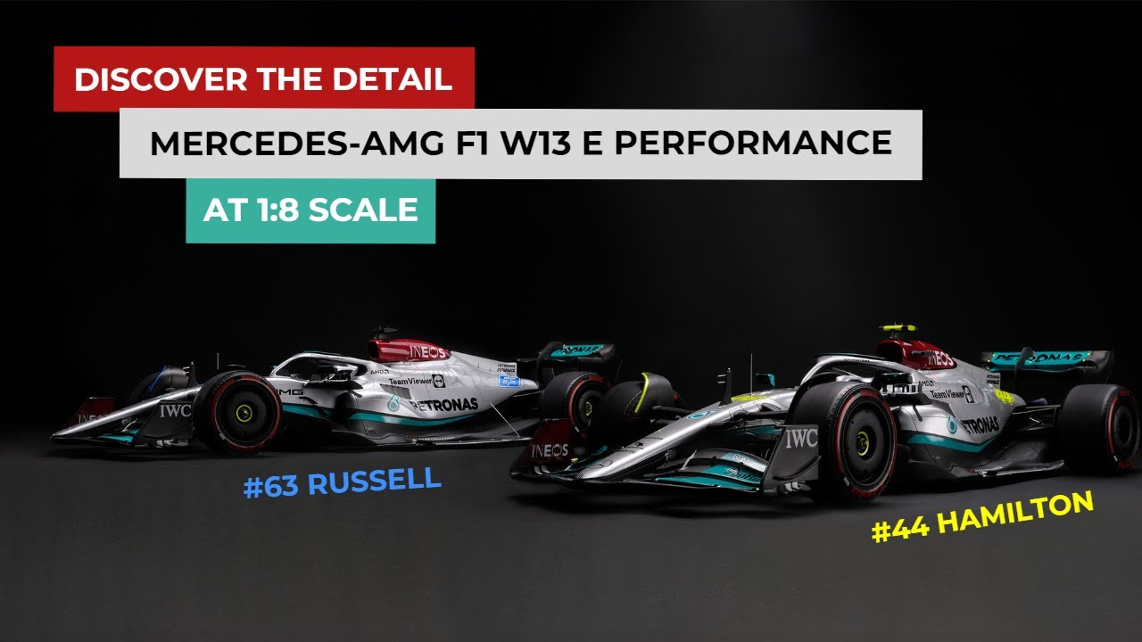 Mercedes AMG F1 W13 E Performance at 1:8 scale