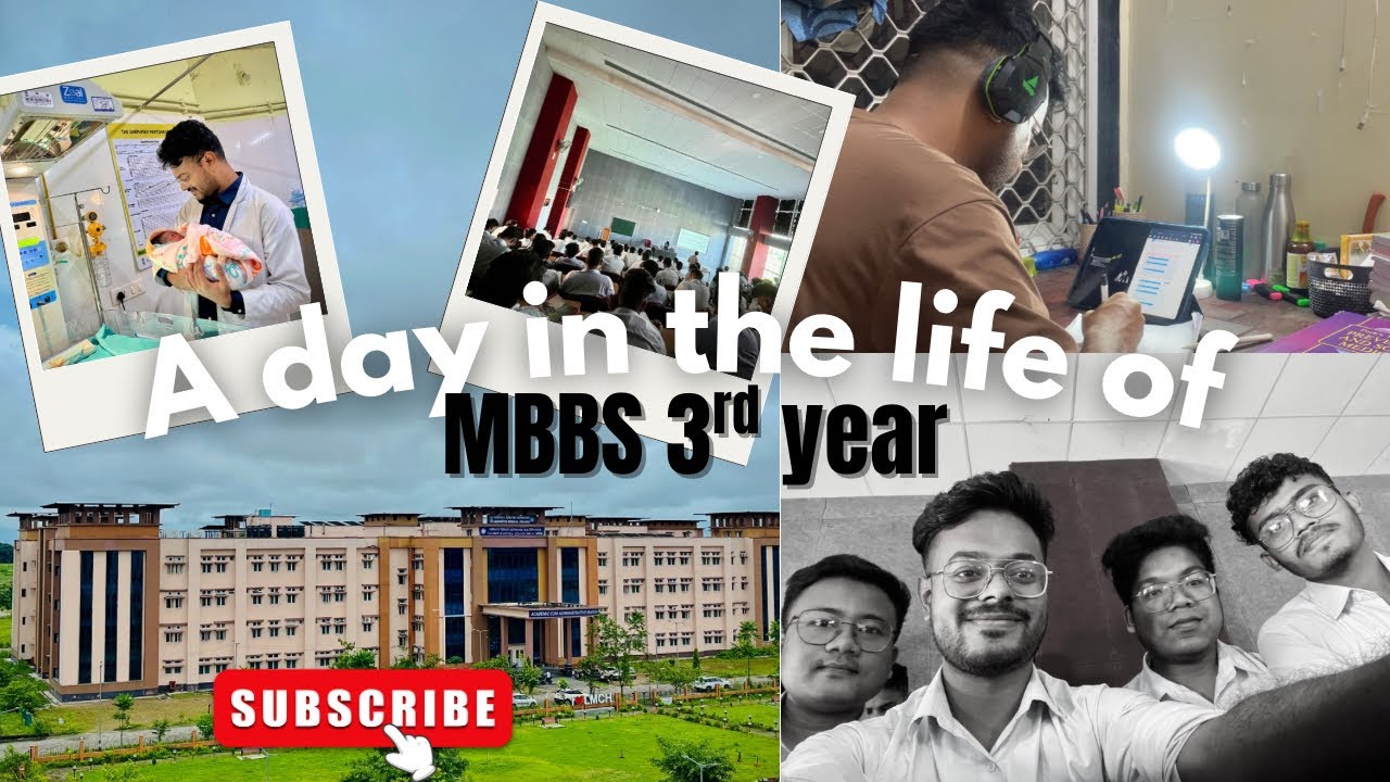 A day in the life of MBBS 3rd year Student|Clinics| study|LMCH #assam #neet2025 #cutoff