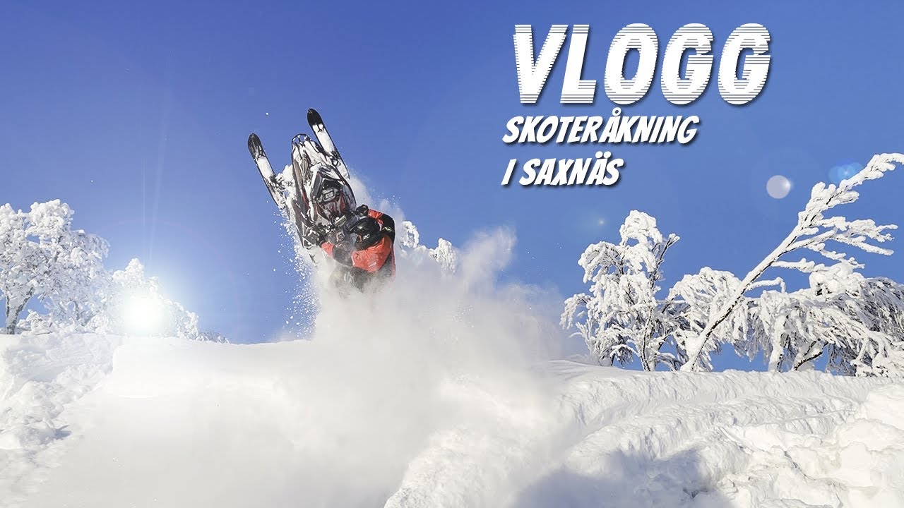 2 METER SNÖ | Första Riktiga Skoteråkningen 2021 (Saxnäs)