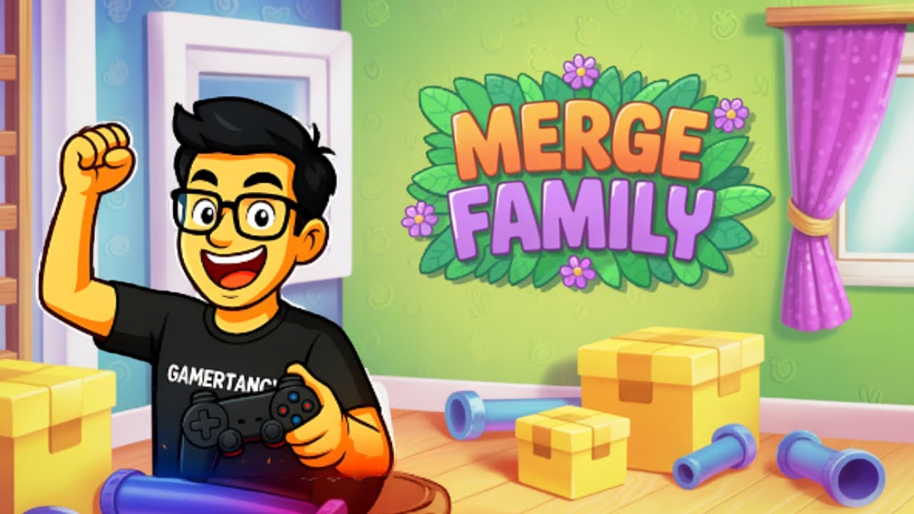 Merge Family Puzzle Walkthrough 🧩 Daily Tasks aur Smooth Merge Progress | Gamertancy