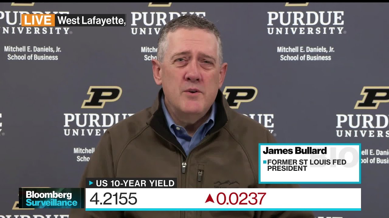 Bullard Says Reaccelerating US Economy Could Delay Fed Policy Shift