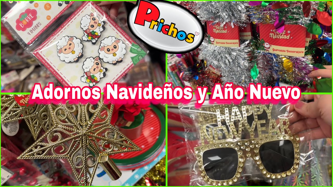 Prichos Navidad y año Nuevo Adornos TODO EN  $25 CDMX 